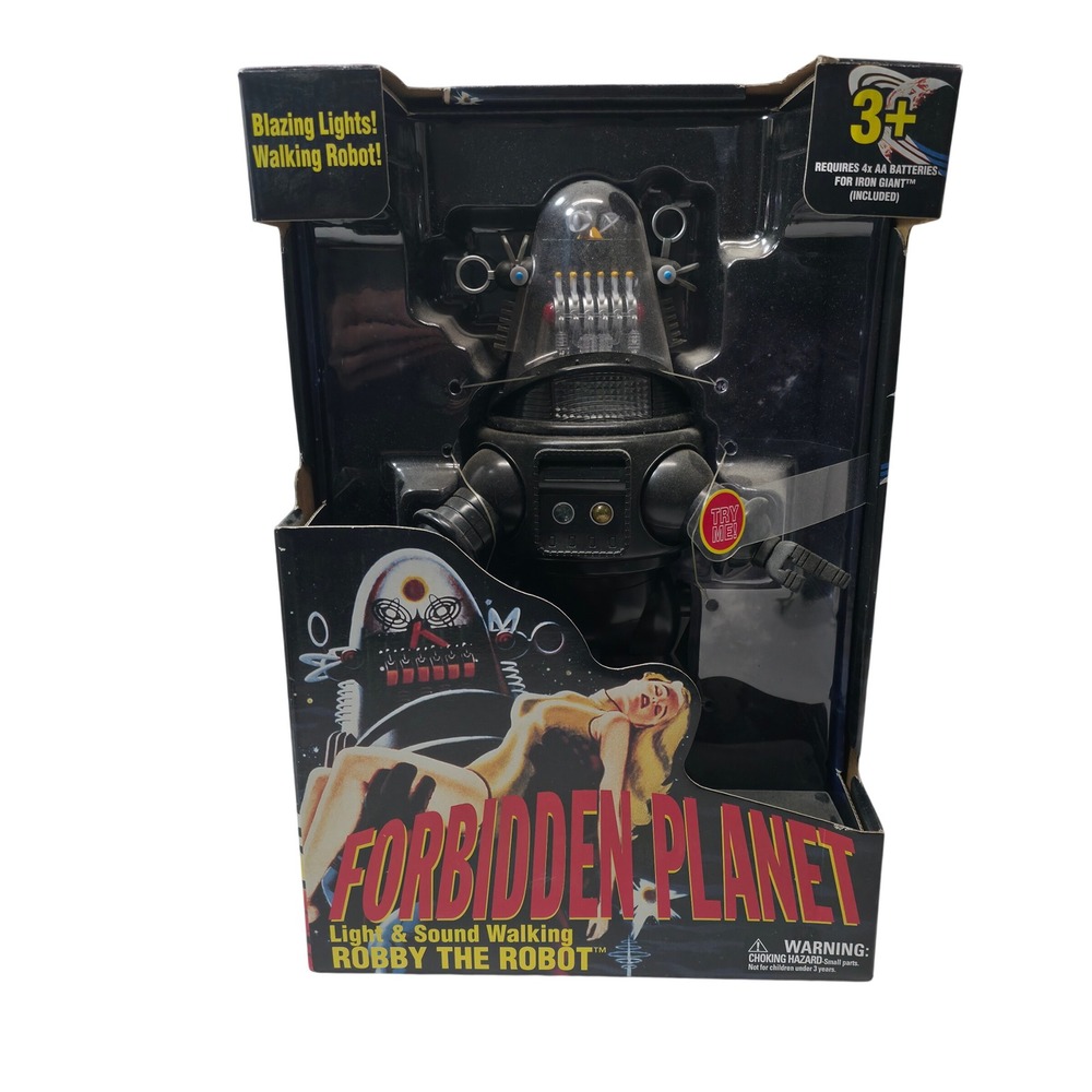 Forbidden Planet Robby the Robot Light & Sound Walking Action Figure Toy New